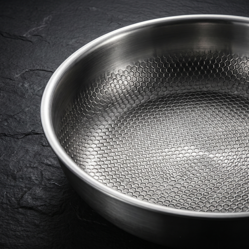 Titanium Hammered Frying Pan